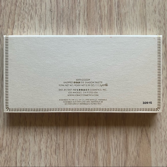 Lorac Unzipped Gold eyeshadow palette - Picture 5 of 5